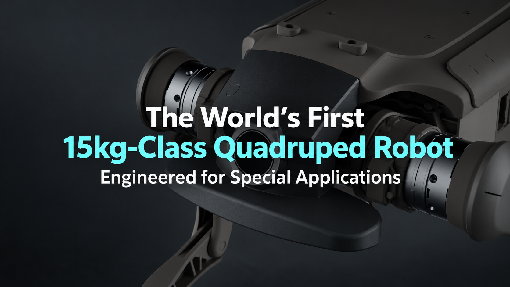 Gangbeng L1 15 kg-class quadruped robot