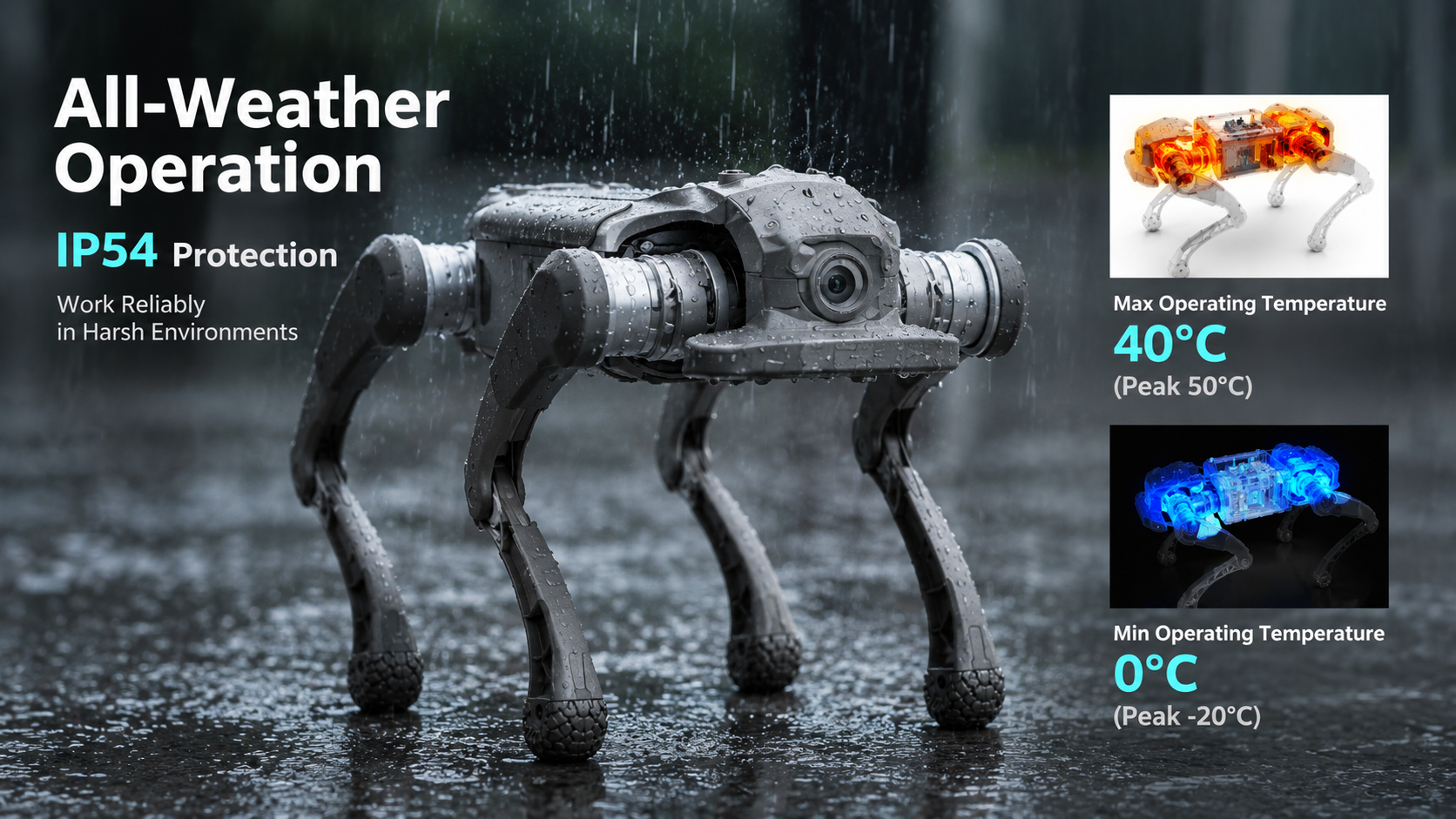 Gangbeng L1 all-weather IP54 operation