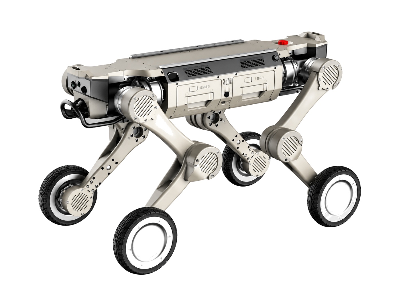 Tongchui M1 heavy-duty wheeled quadruped robot